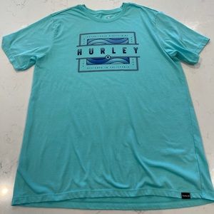 Men’s Large Hurley T-Shirt - Cool Bright Blue